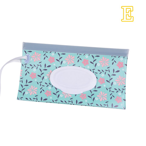 Bathroom Decor Portable Wet Wipes Bag Container Reusable Environmentally Convenient Travel