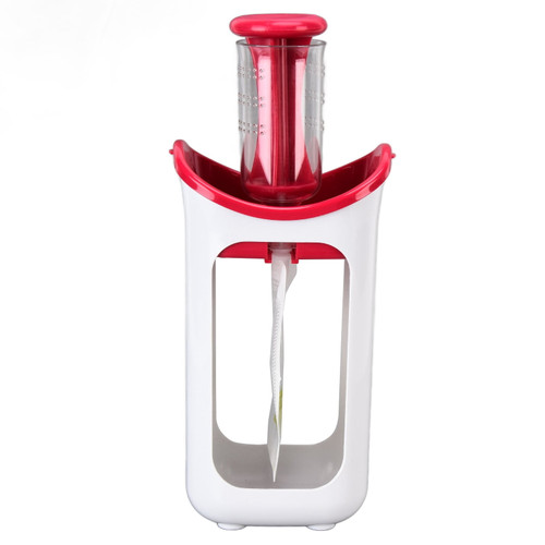 Puree Squeezer, Baby Food Processor Baby Food Maker Portable  Freezeable  For Kitchen For Home For Restaurant Red