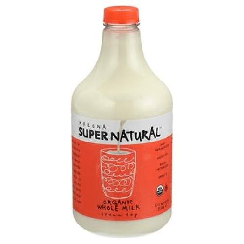 Kalona Supernatural Organic Whole Milk, 64oz (pack Of 6)