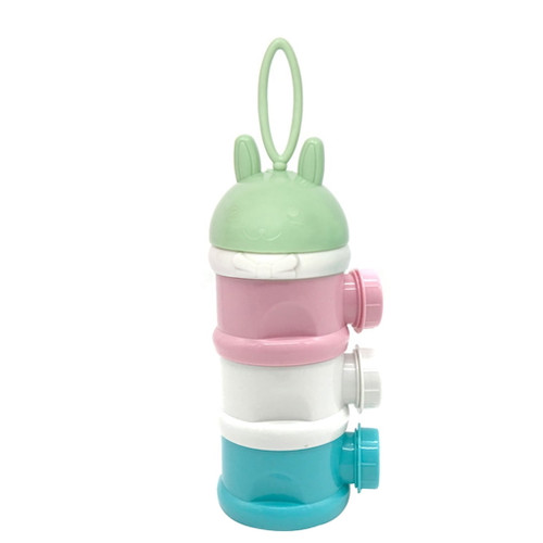 1pcs Portable Baby Food Storage Boxes Container Infant Formula Feeding Milk Powder Bottle 3 Cells Grid Storage Box