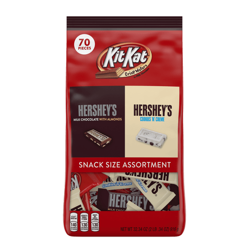 Hershey's, Snack Size Assortment Chocolate Candy, 32.34 Oz.
