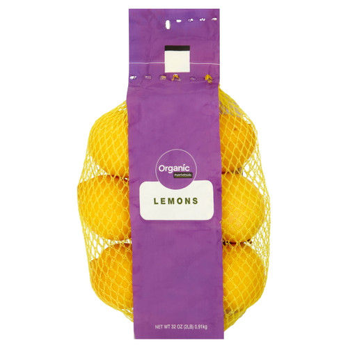 Marketside Organic Lemons, 2 Lb Bag