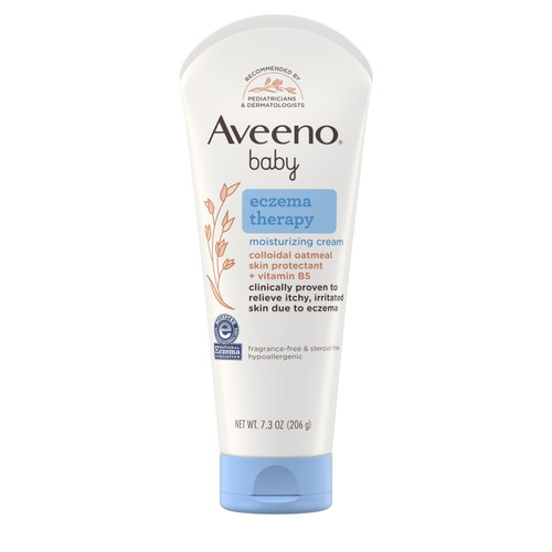 Aveeno Baby Eczema Therapy Moisturizing Cream With Natural Oatmeal, 7.3 Oz