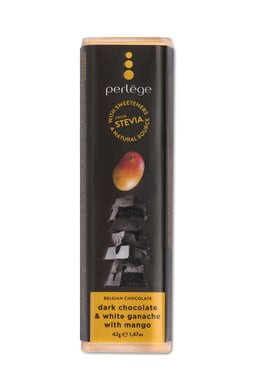 Perlege Belgian Sugar Free Chocolate 1.47 Oz - 1 Mango Ganache &amp; Dark Chocolate