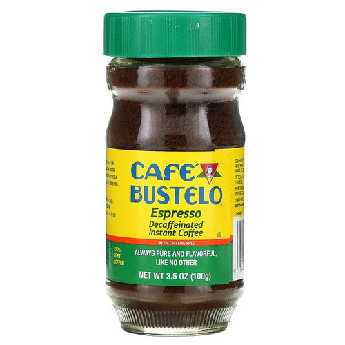 Cafe Bustelo, Espresso, Decaffeinated Instant Coffee, 3.5 Oz Pack Of 3