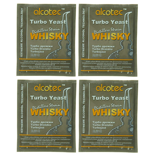 Alcotec Whiskey Turbo Yeast (pack Of 4)