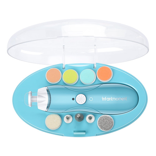 Baby Nail Trimmer File With Light Safe Electric Nail Clippers Kit For Newborn Infant Toddler Kids Toes And Fingernails Care, Polish And Trim