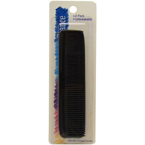 Unbreakable Pocket Comb Unisex 2-count
