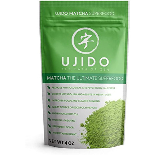 Ujido Japanese Matcha Green Tea Powder - Ceremonial Blend (4 Oz)