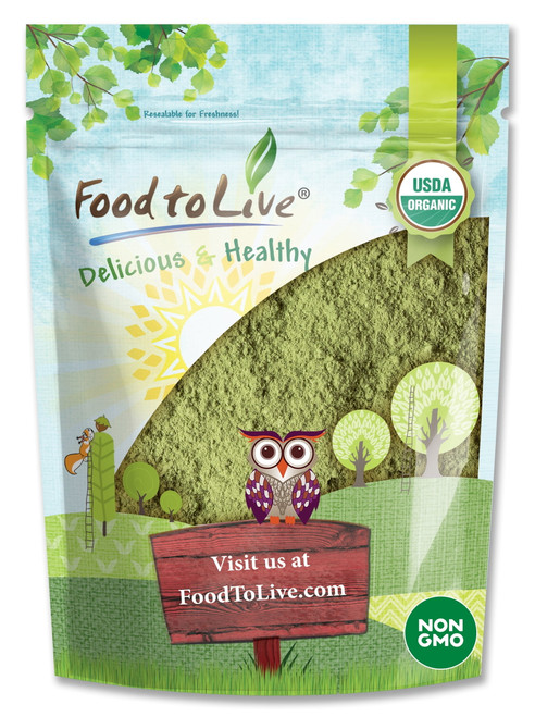 Organic Broccoli Powder, 1 Pound — Non-gmo, Raw, Vegan, Kosher — By Food To Live