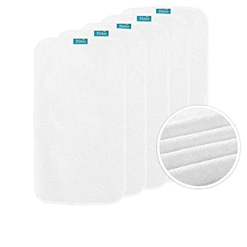 Changing Pad Liners 28" X 15" Extra Large 5 Pack 100% Cotton Waterproof Changing Pad Cover