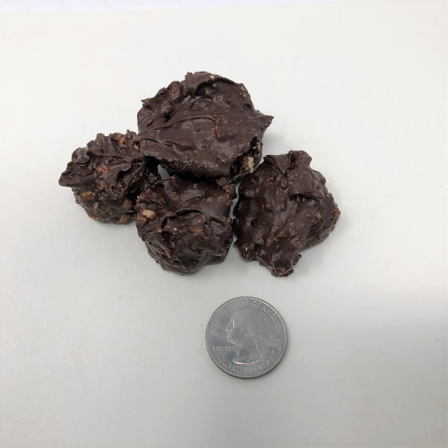 Gourmet Sugar Free Peanut Clusters Dark Chocolate 1 Pound