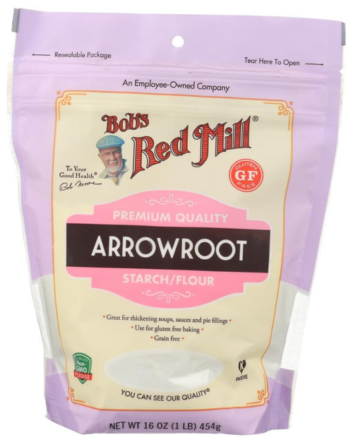 (price/case)bob's Red Mill Gluten Free Arrowroot Starch Flour 16 Ounce Bag - 4 Per Case