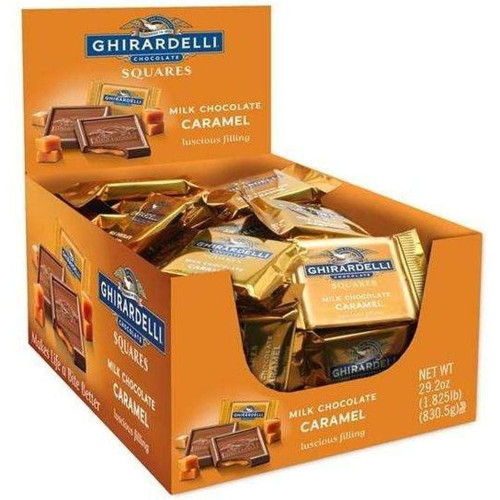(price/case)ghirardelli Milk Chocolate Caramel Caddy 12-55-.53 Ounce