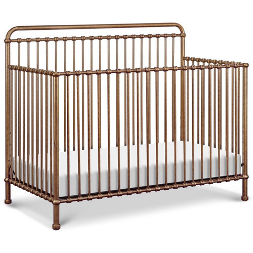 Million Dollar Baby Classic Winston 4-in-1 Convertible Crib In Vintage Gold