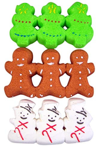 Christmas Variety Pack Peeps With Snow Men, Trees, And Gingerbread Men