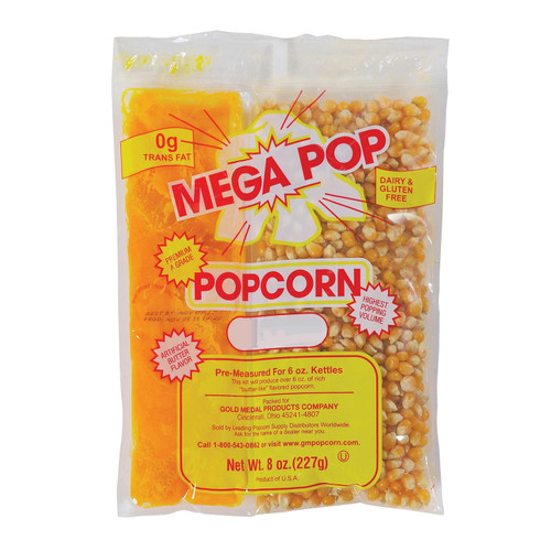 Mega Pop - Popcorn - 8 Oz (pack Of 36)