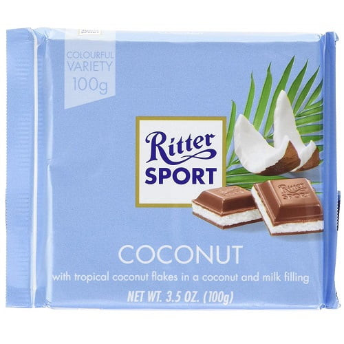 Ritter Sport 100g - Pack Of 5 - (coconut)