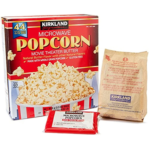 Kks Microwave Popcorn, 3.3 Oz, 44 Count