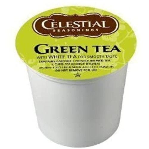 Celestial Seasonings, Green Tea, K-cup Portion Pack For Keurig K-cup Brewers (pack Of 24)