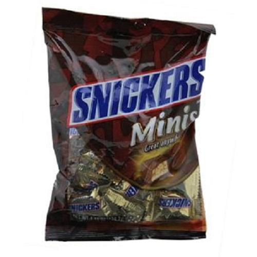 Product Of Snickers, Peg Bag Mini, Count 12 (4.4 Oz) - Chocolate Candy / Grab Varieties & Flavors