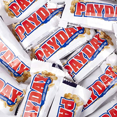 Payday Snack Size Candy Bars 11.6oz Bag (approx 16 Pcs)