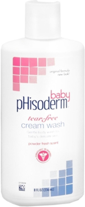 Tear-free Cream Wash 8 Oz (pack Of 6), The Phisoderm Baby Cream Wash Is A Tear-free, Soap-free, Alcohol-free, Dye-free Creamy Wash That Rinses Easily And Won't.., By Phisoderm Baby