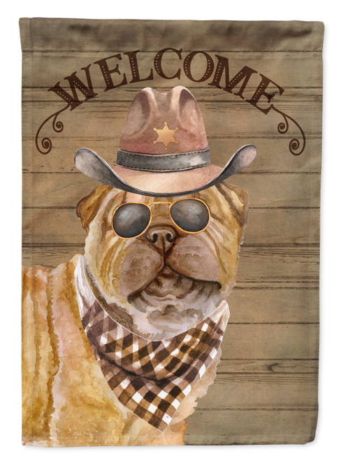 Shar Pei Country Dog Garden Flag