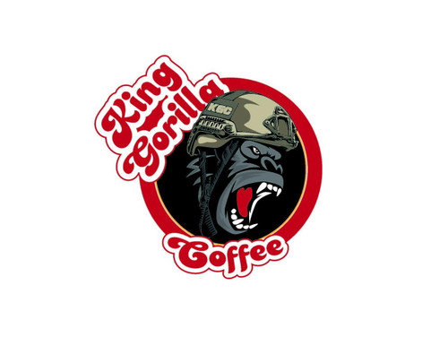 King Gorilla Coffee - Gorilla Warfare Dark Chocolate And Caramel Nut Whole Bean