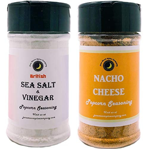 Popcorn Seasoning 2 Pack | Sea Salt & Vinegar | Nacho Cheese