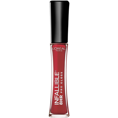 L'oreal Paris Infallible 8 Hour Pro Lip Gloss, Hydrating Finish, Rebel Red, 0.21 Fl. Oz.