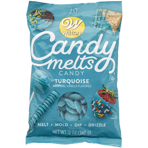 Wilton Turquoise Candy Melts Candy, 12 Oz.