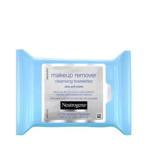 Neutrogena Makeup Remover Facial Cleansing Towelettes & Wipes, 21 Ct