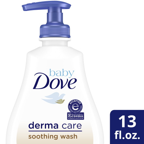 Baby Dove Derma Care Soothing Liquid Body Wash For Baby Eczema, 13 Oz