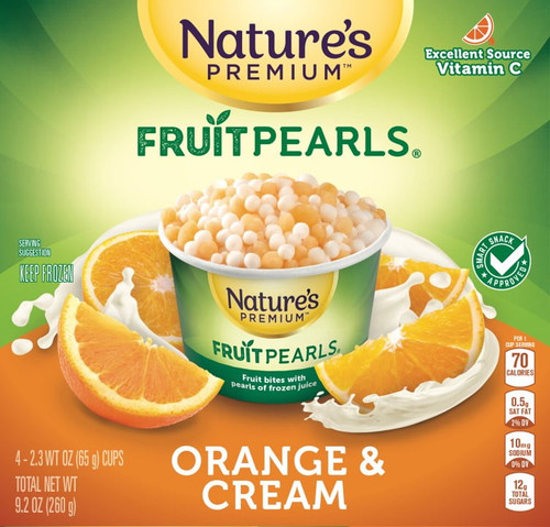 Nature's Premium Fruit Pearls Orange & Cream