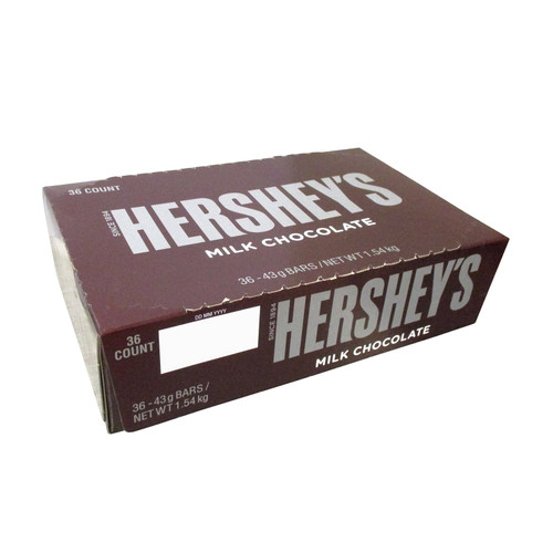 Hershey's Milk Chocolate Bars, 43g, 36-count Bars - Case Of 36