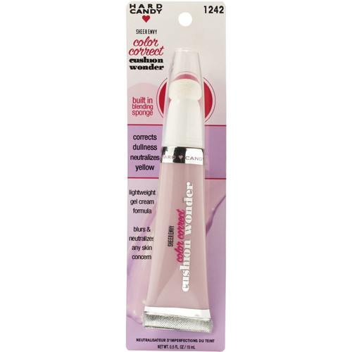 Hard Candy Sheer Envy Color Correct Cushion Wonder, 1242 Lavender, 0.5 Fl Oz.
