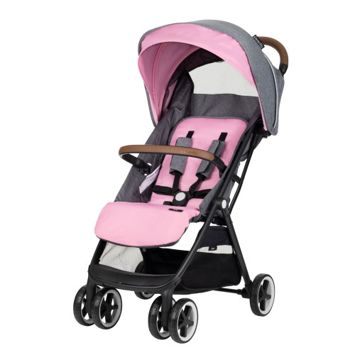 Evenflo Gold Otto Self Folding Lightweight Travel Stroller, Opal Pink
