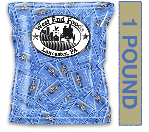 Ghirardelli Bulk (1 Pound) Pack Dark Chocolate Sea Salt Caramel