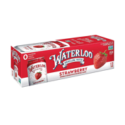 Waterloo Sparkling Water Strawberry Flavor 12 Pk, 144 Fl Oz [pack Of 2]