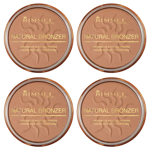 Pack Of (4) Rimmel Natural Bronzer 027 Sun Dance, 0.49 Ounce