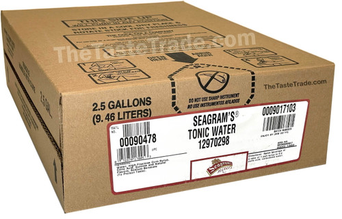 Seagram's Tonic Water Soda Syrup (2.5 Gallon Bag-in-box Bib)