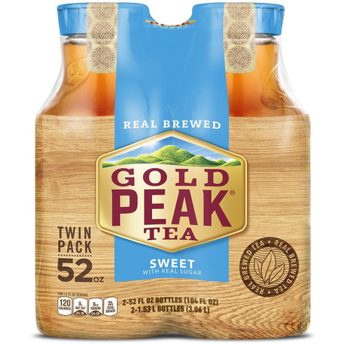 Gold Peak Sweetened Black Tea Bottles, 2 Pk./52 Fl. Oz.