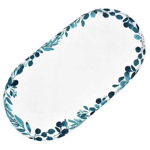 Chaoma Baby Moses Basket Sheet Printing Mini Cradle Bedding Protector Crib Pad Cover