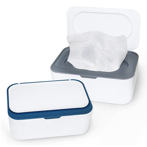 Wet Wipes Dispenser Holder Tissue Storage Box Case With Lid Home Office Supplies