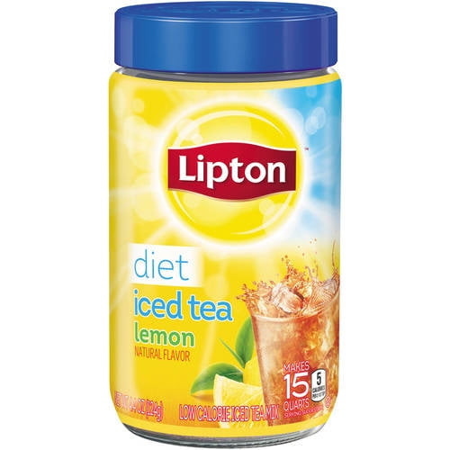 Lipton Diet Iced Tea Mix Black Tea, Caffeinated, 15 Quarts