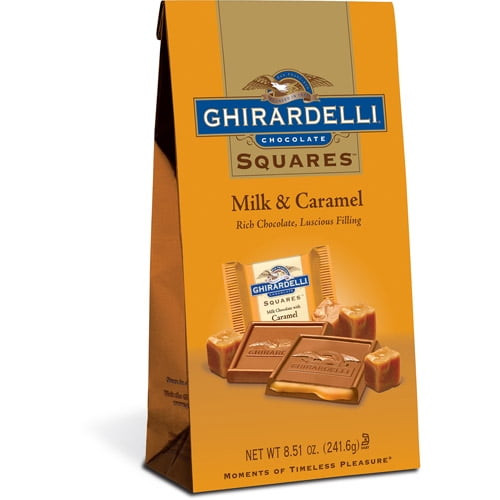 Ghirardelli Squares Milk And Caramel Chocolates, 8.5 Oz.