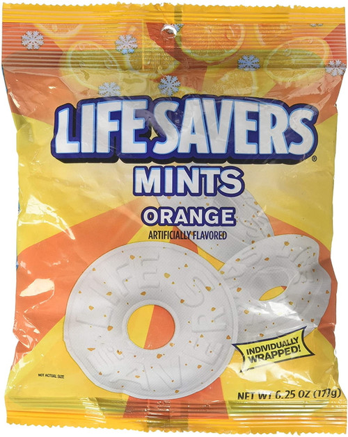 Lifesavers Orange Mints 6.25oz Bag - 2 Pack