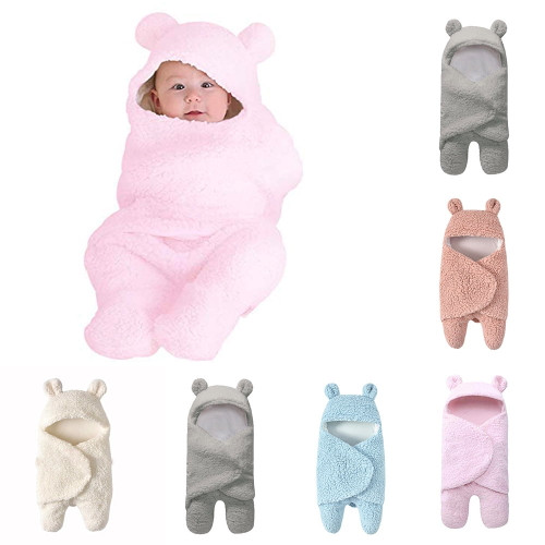 Cyber Monday Deals Outtop Newborn Baby Cute Cotton Receiving White Sleeping Blanket Boy Girl Wrap Swaddle