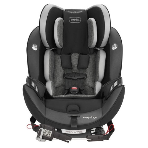 Evenflo Everystage Dlx All-in-one Convertible Car Seat (crestland Black)